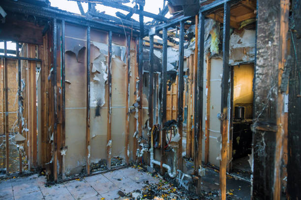 Professional Emergency Fire Cleanup technician working in Brentwood, MD